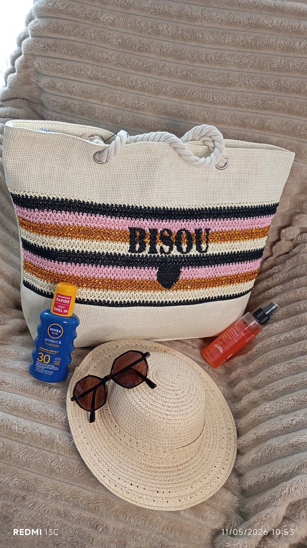 Sac de plage tendance