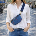 Sac banane jean avec coeur ❤️
